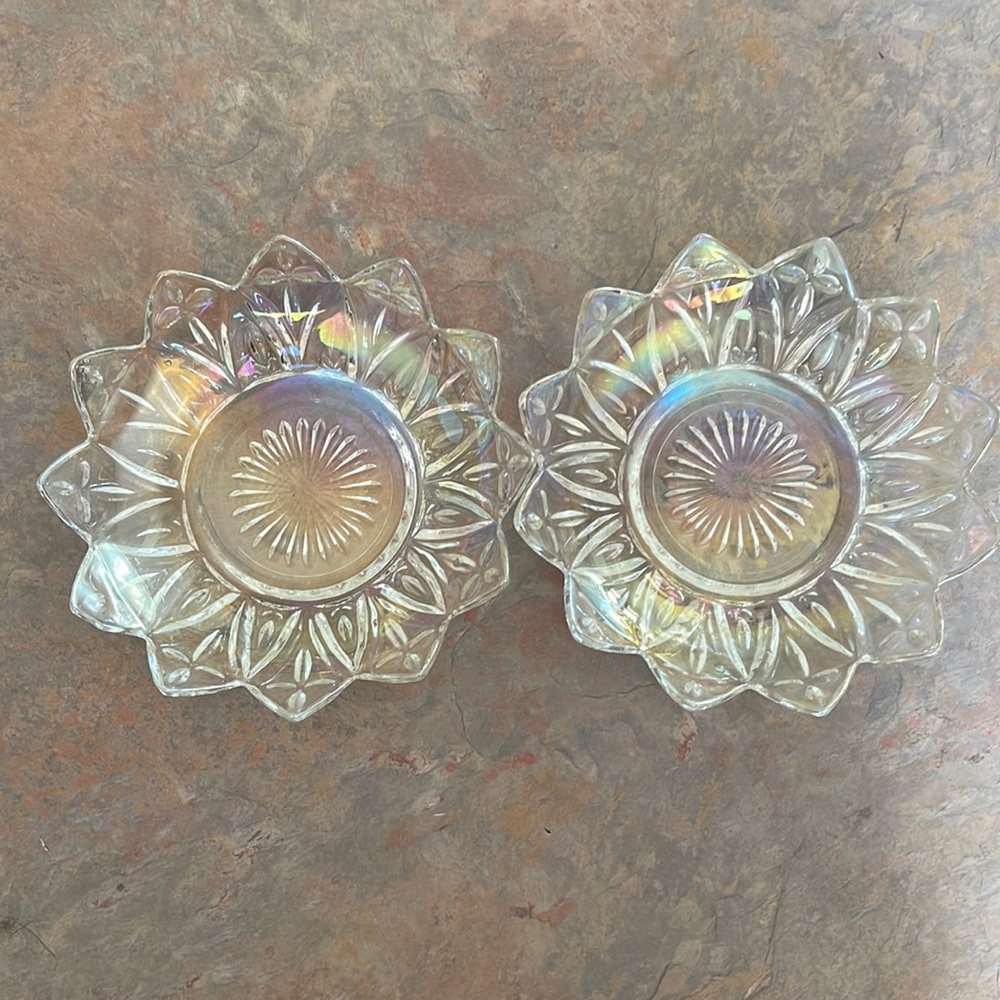 Two Carnival Glass Dishes🥰🥰